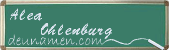 Alea Ohlenburg Visitenkarte